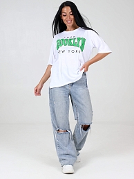 Женская футболка Ф037 / Зеленый